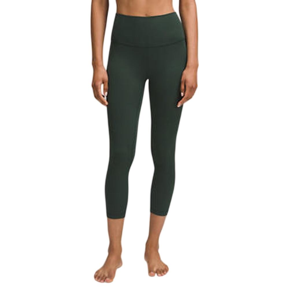 Lululemon Sleek Legacy Green Align High-Rise Crop Leggings Size 6